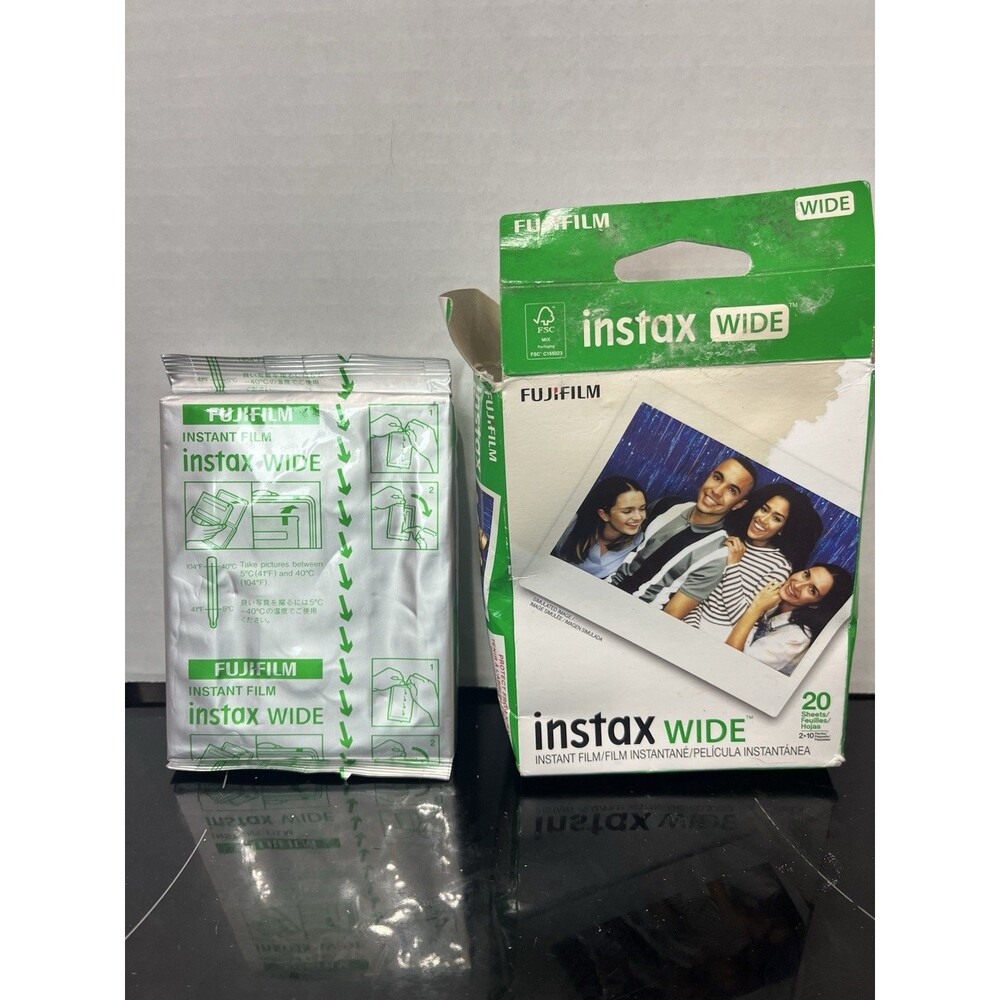 Fujifilm 16468498 Instax Wide Film- 10 Sheets- Exp. 02/2027